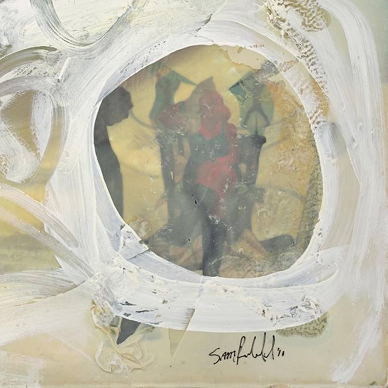 Original Abstract Expressionism Pop Culture/Celebrity Collage by Sam Roloff