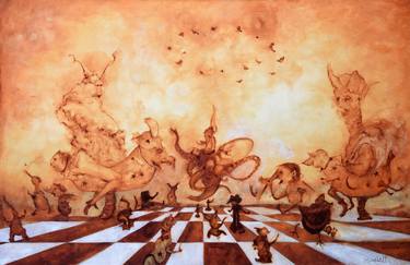 Original Surrealism Fantasy Paintings by Sam Roloff