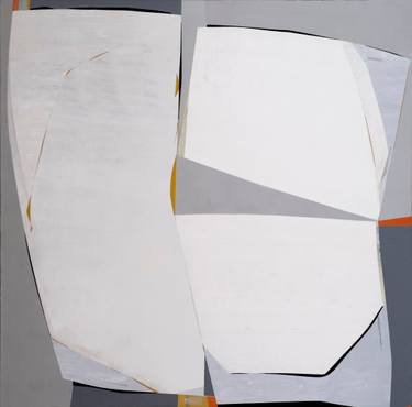 Original Abstract Geometric Paintings by Heny Steinberg