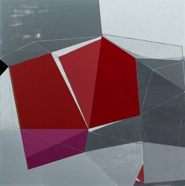 Original Abstract Geometric Paintings by Heny Steinberg