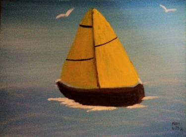 Original Boat Paintings by Kay's Fine Art