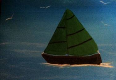 Sailboat #2 - Green thumb