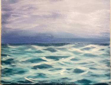 Print of Seascape Paintings by Kay's Fine Art