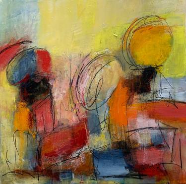 Original Abstract Expressionism Abstract Paintings by Veronique Besancon