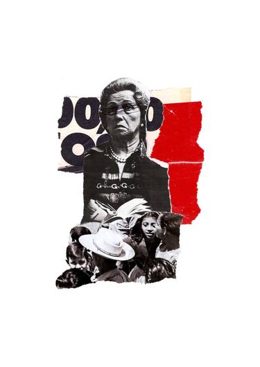 Original Dada People Collage by Tchago Martins