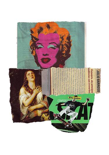 Print of Pop Art Pop Culture/Celebrity Collage by Tchago Martins
