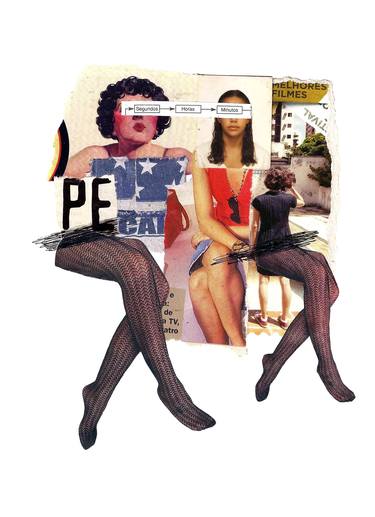 Print of Women Collage by Tchago Martins