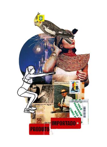 Print of Dada Pop Culture/Celebrity Collage by Tchago Martins