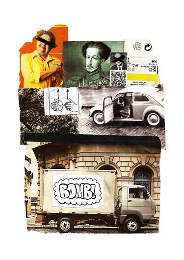 Print of Dada Cinema Collage by Tchago Martins