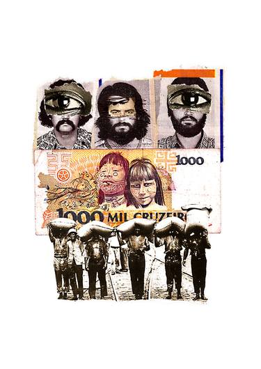 Original Conceptual Political Collage by Tchago Martins