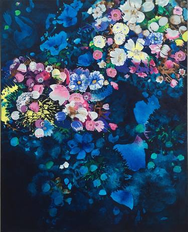 Original Fine Art Floral Paintings by Robin Ballard