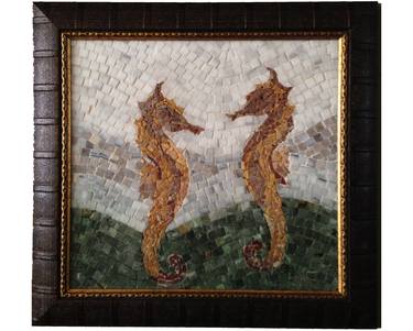 seahorses mosaic thumb