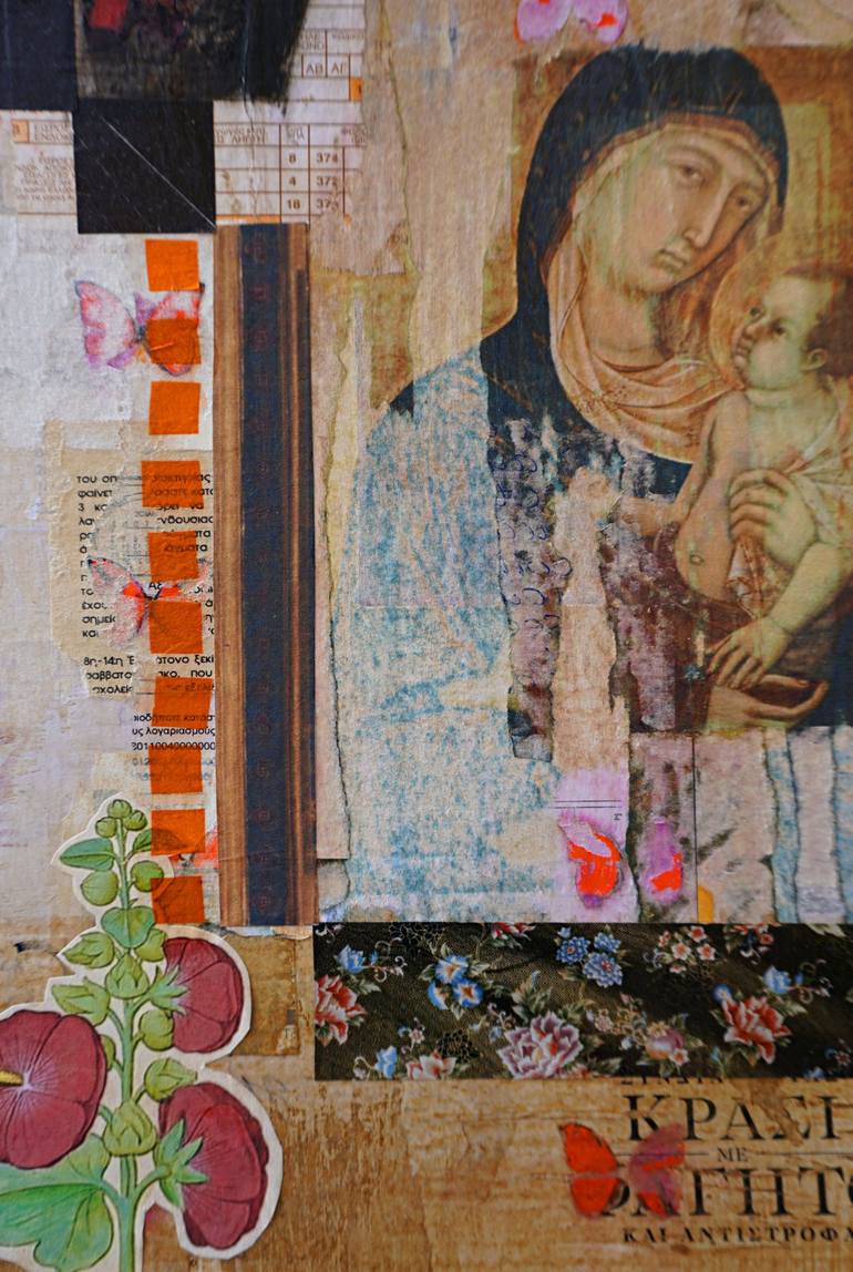 Original Figurative World Culture Mixed Media by Natalia Kazirelova