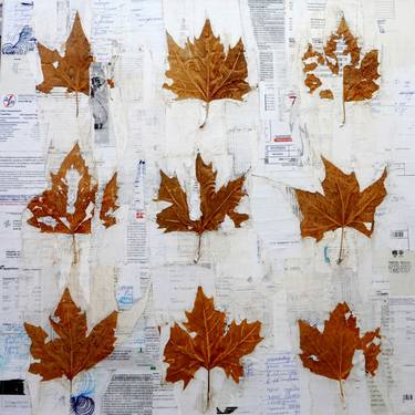 Original Contemporary Abstract Collage by Natalia Kazirelova