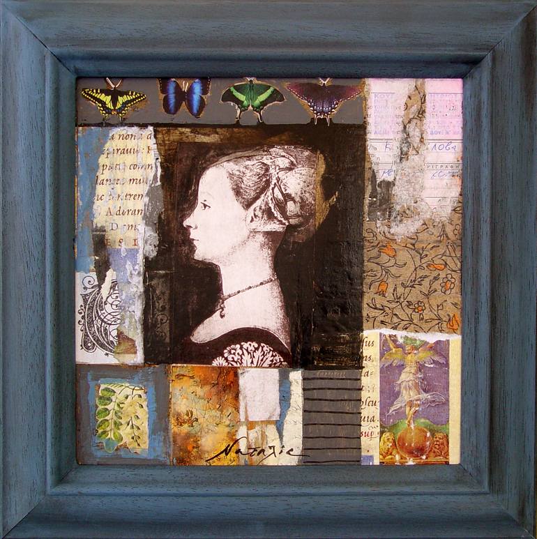 Original Conceptual People Collage by Natalia Kazirelova