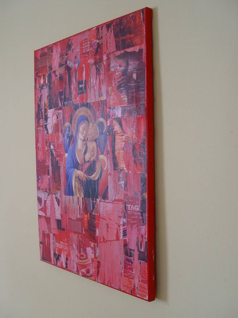 Original Conceptual Pop Culture/Celebrity Collage by Natalia Kaza