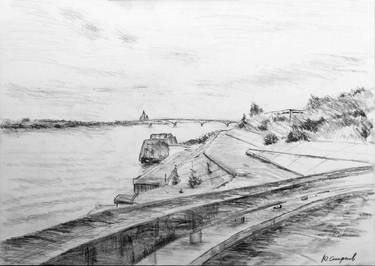 Original Realism Landscape Drawings by Yury Smirnov