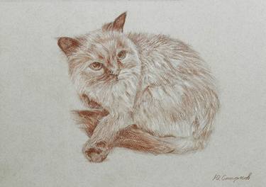 Original Realism Animal Drawings by Yury Smirnov