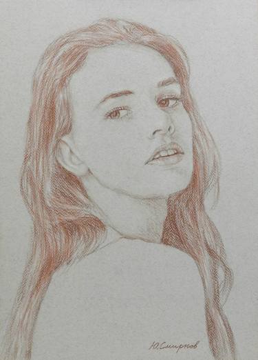 Original Women Drawings by Yury Smirnov