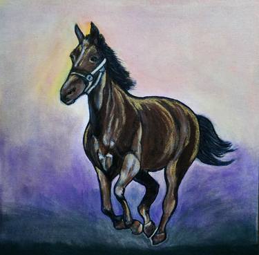 Print of Expressionism Horse Paintings by Bernardo Lira