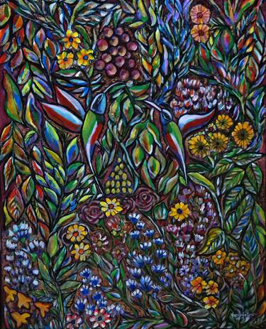 Print of Abstract Expressionism Garden Paintings by Bernardo Lira