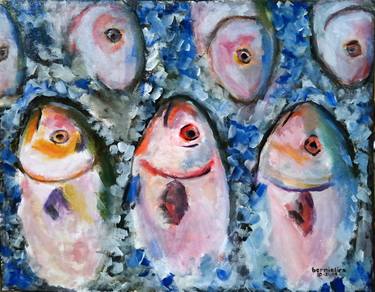 Print of Expressionism Fish Paintings by Bernardo Lira
