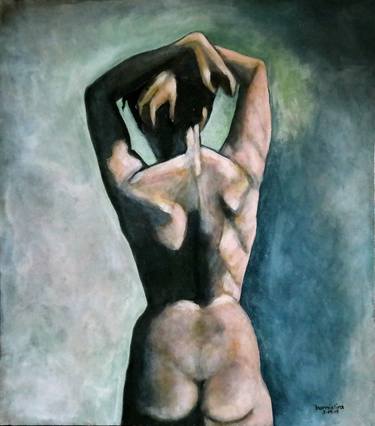 Print of Impressionism Nude Paintings by Bernardo Lira