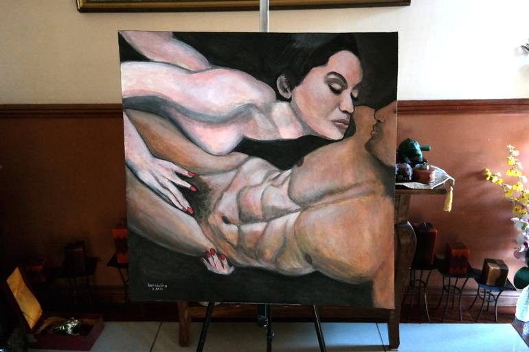 Original Nude Painting by Bernardo Lira
