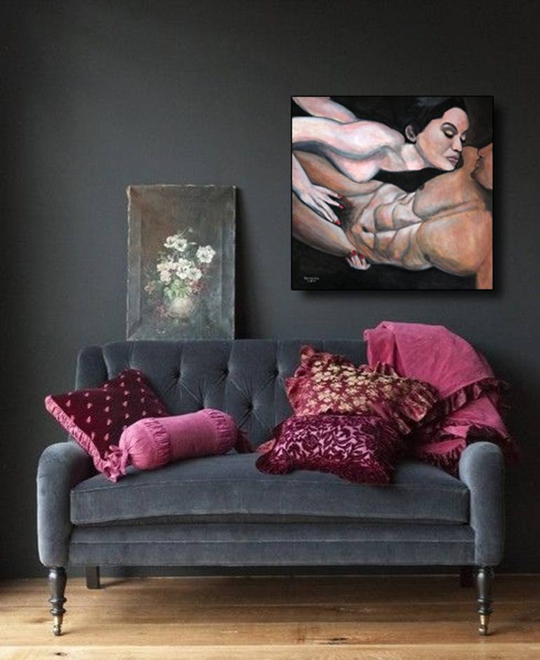 Original Nude Painting by Bernardo Lira