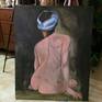 Female nude figure study.