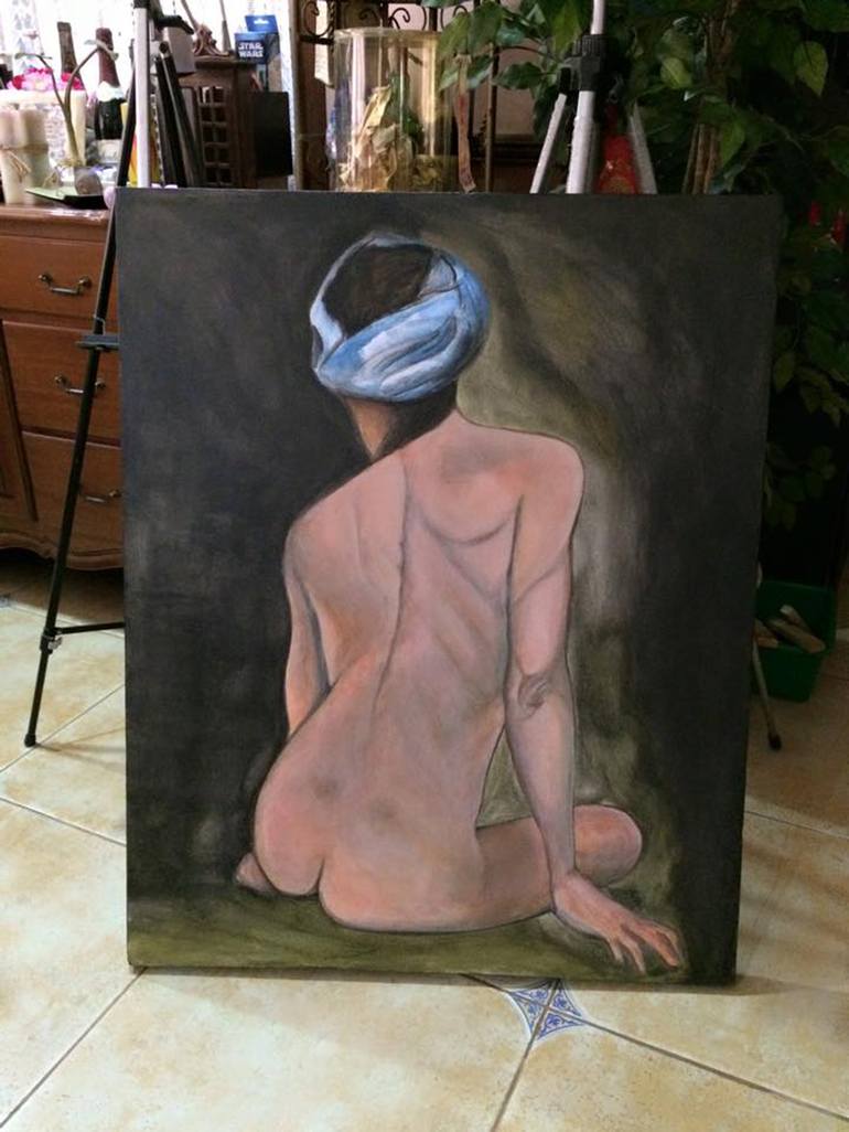 Original Erotic Painting by Bernardo Lira