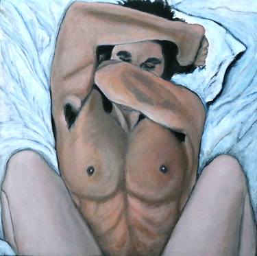 Print of Portraiture Nude Paintings by Bernardo Lira
