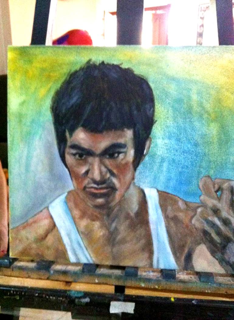 Original Portraiture Men Painting by Bernardo Lira