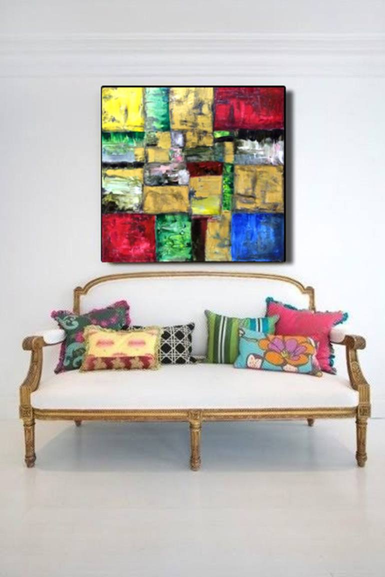 Original Abstract Painting by Bernardo Lira