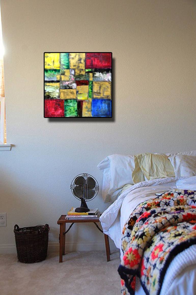 Original Abstract Painting by Bernardo Lira