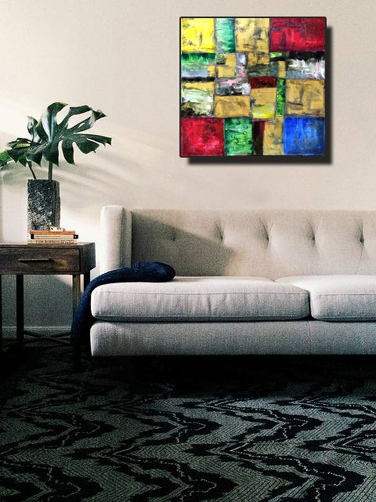 Original Abstract Painting by Bernardo Lira