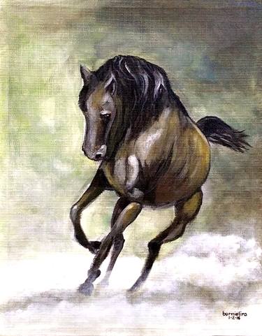 Print of Fine Art Horse Paintings by Bernardo Lira