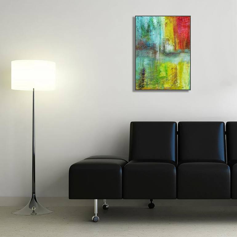 Original Abstract Painting by Bernardo Lira