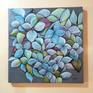 Blooms of lovely hydrangeas. Acrylic on canvas. 24x24 inches.