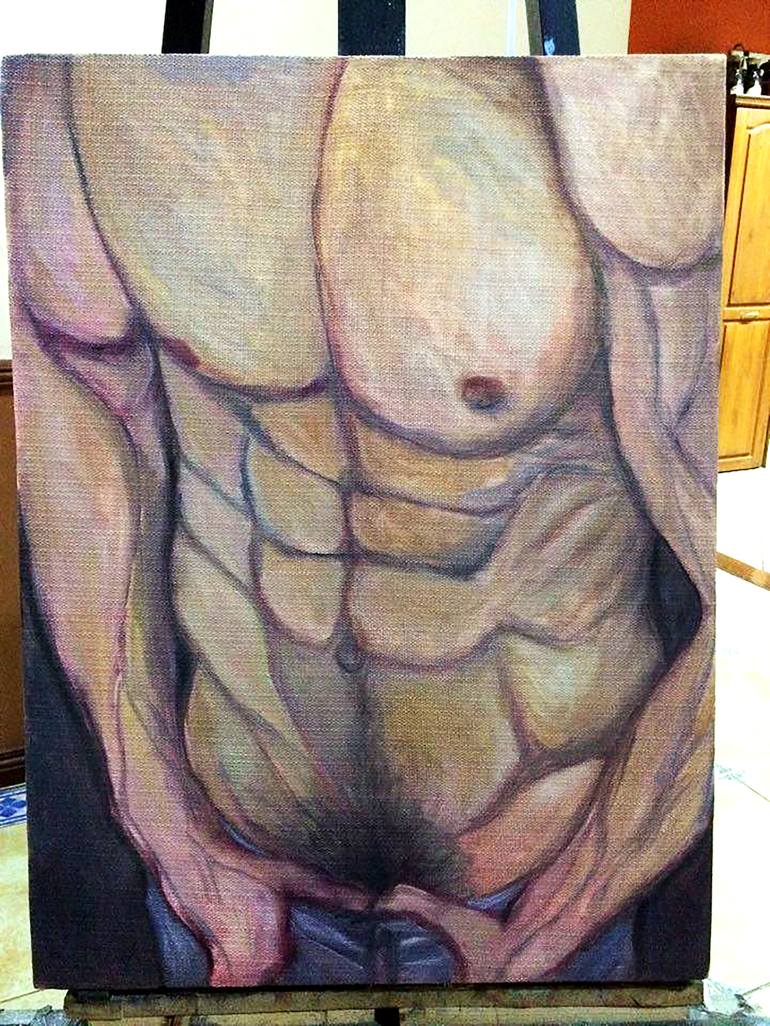 Original Nude Painting by Bernardo Lira