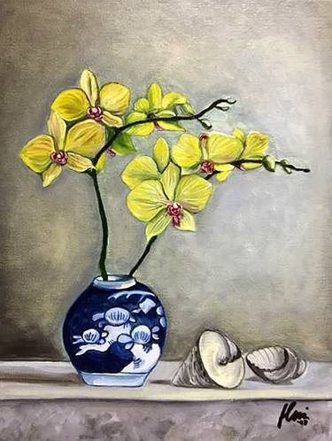 Orchids Painting By Bernardo Lira Saatchi Art