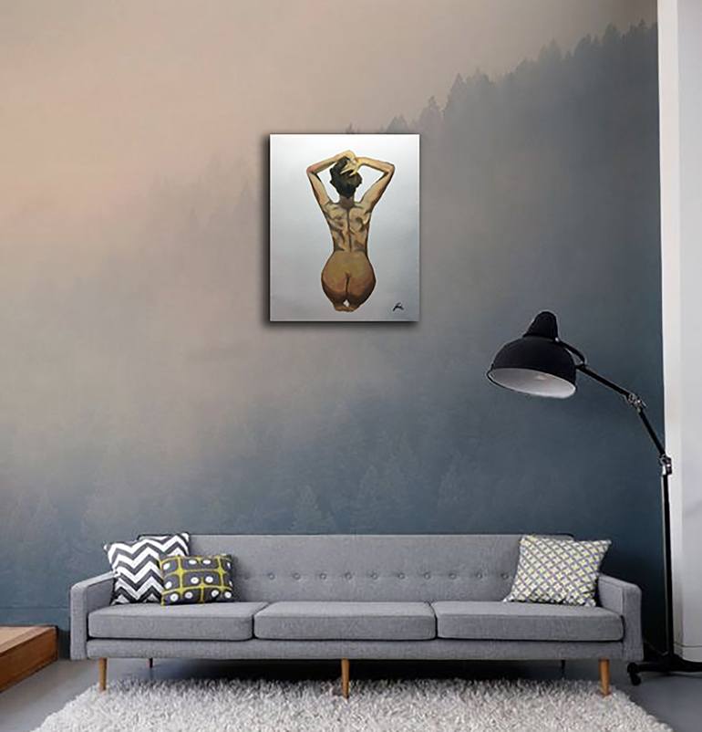 Original Nude Painting by Bernardo Lira