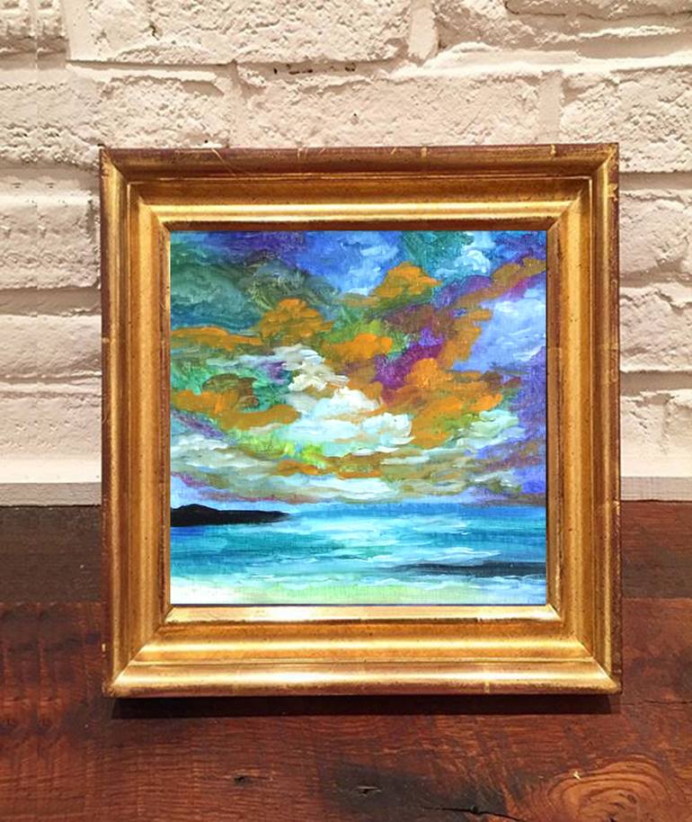 Original Impressionism Seascape Painting by Bernardo Lira