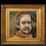 This oil painting is my rendition of a portrait of Rembrandt. I have tried to use the strokes of the master using heavy texture oil.