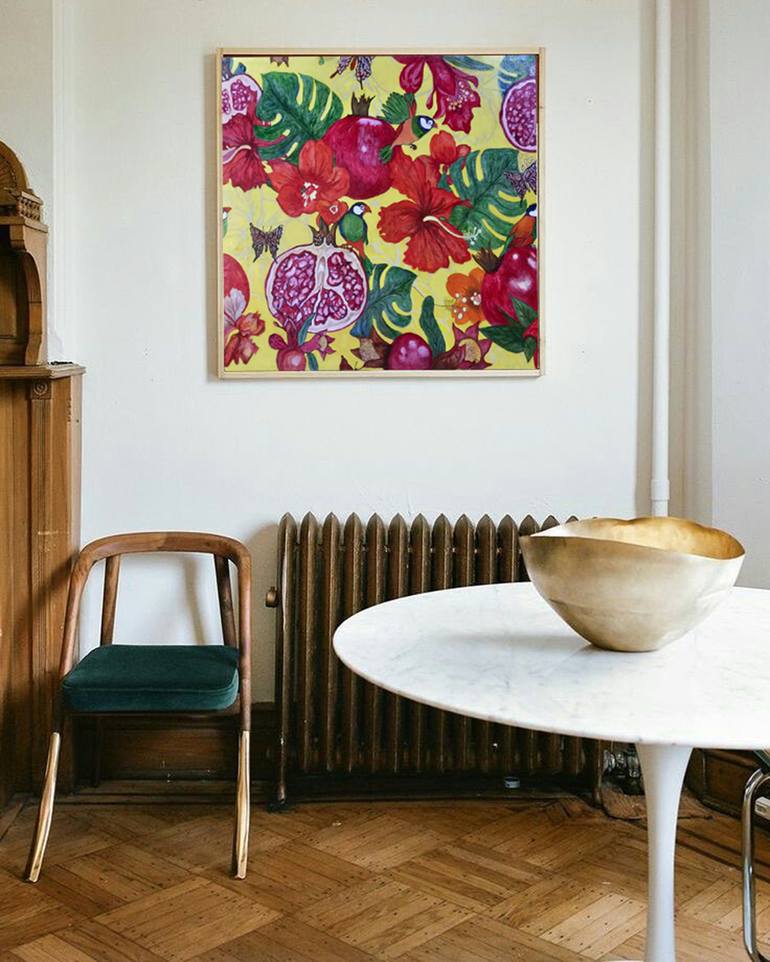 Original Floral Painting by Bernardo Lira