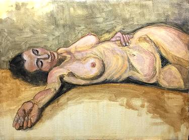 Original Figurative Nude Paintings by Bernardo Lira