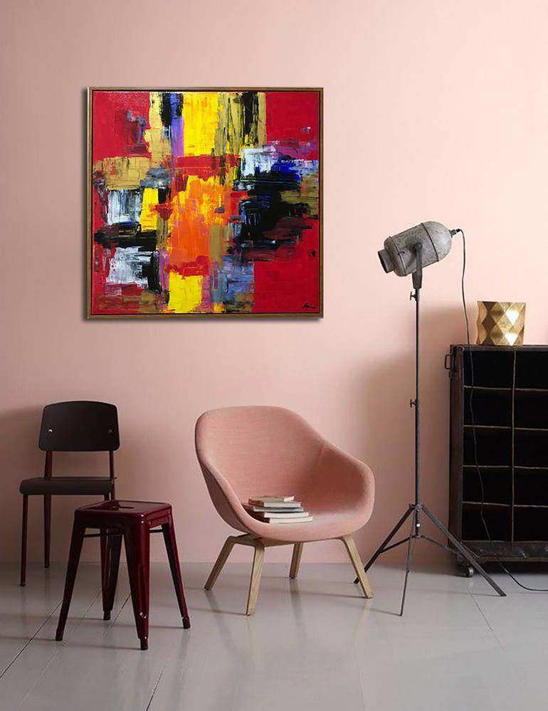 Original Abstract Painting by Bernardo Lira