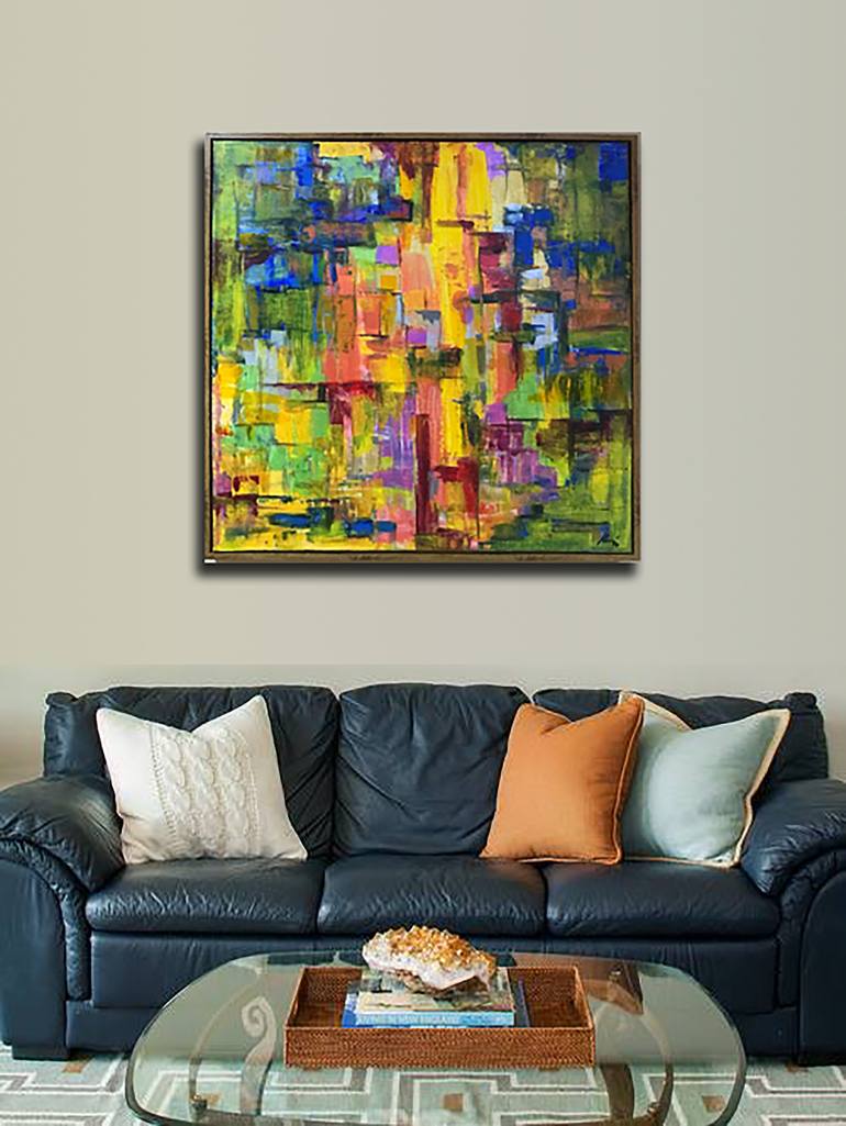 Original Abstract Painting by Bernardo Lira