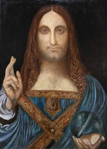 Michelangelo's Reproduction of Salvator Mundi thumb