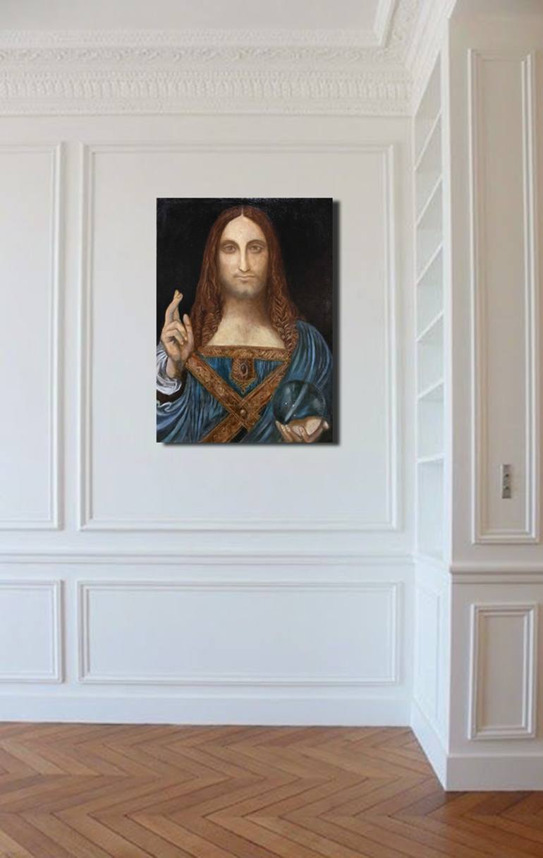 Original Figurative Religion Painting by Bernardo Lira